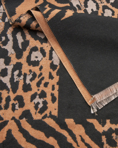 VERDE ΓΥΝΑΙΚΕΙΟ ΚΑΣΚΟΛ 06-0001340 ANIMAL PRINT ΚΑΦΕ