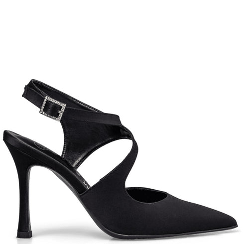 Envie Shoes Γυναικείες Slingback Γόβες E02-22086 Μαύρο