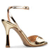 Envie Shoes FLARED HEEL SANDALS ΧΡΥΣΟ