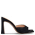 Envie Shoes SLIM BLOCK HEEL MULES ΜΑΥΡΟ