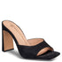 Envie Shoes SLIM BLOCK HEEL MULES ΜΑΥΡΟ