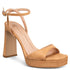 Envie Shoes PLATFORM HEEL SANDALS ΚΑΦΕ