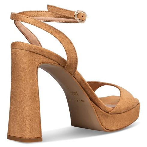 Envie Shoes PLATFORM HEEL SANDALS ΚΑΦΕ