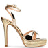Envie Shoes PLATFORM HEEL SANDALS ΧΡΥΣΟ