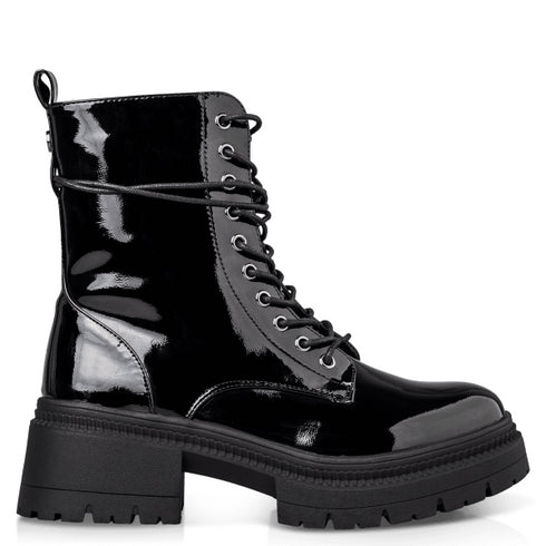 Envie Shoes Γυναικεία Combat Μποτάκια E12-22161 Μαύρο
