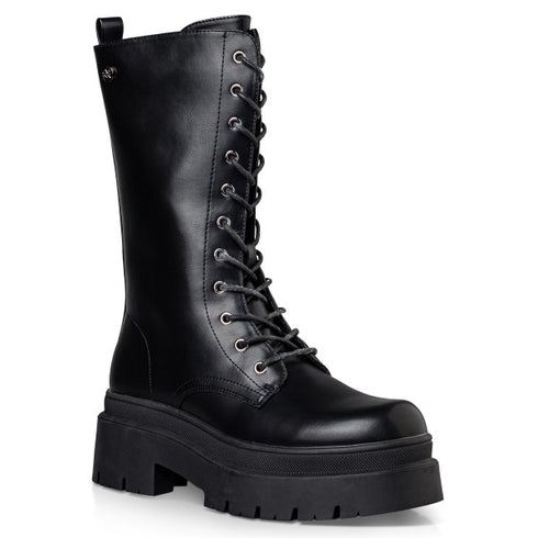 Envie Shoes Γυναικεία Combat Αρβυλάκια E12-22162 Μαύρο