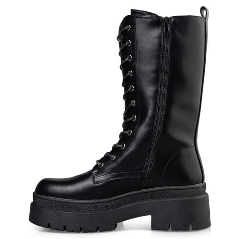 Envie Shoes Γυναικεία Combat Αρβυλάκια E12-22162 Μαύρο