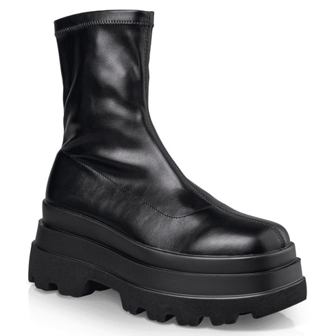 Envie Shoes Γυναικεία Chunky Chelsea Μποτάκια E23-22005 Μαύρο