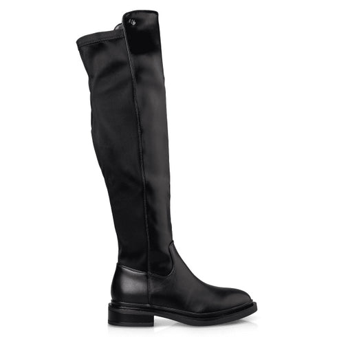 Envie Shoes Γυναικείες Μπότες Πάνω Από Το Γόνατο E23-22034 Μαύρο