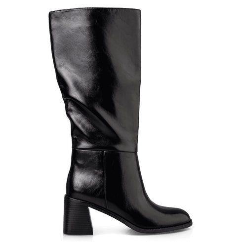 Envie Shoes Γυναικείες Μπότες Με Μεσαίο Τακούνι E45-22426 Μαύρο