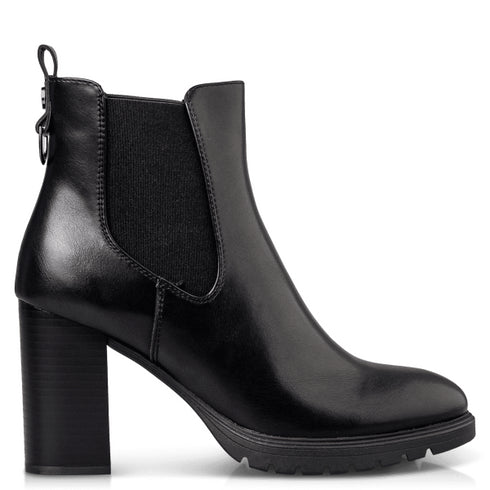 Envie Shoes Γυναικεία Μποτάκια Με Block Τακούνι E57-22120 Μαύρο