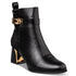 Envie Shoes Γυναικεία Μποτάκια Με Μεσαίο Χοντρό Τακούνι E58-22284 Μαύρο