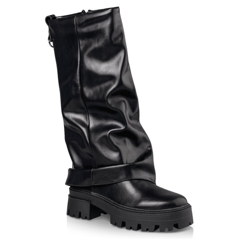 Envie Shoes Γυναικείες Biker Μπότες E58-22288 Μαύρο