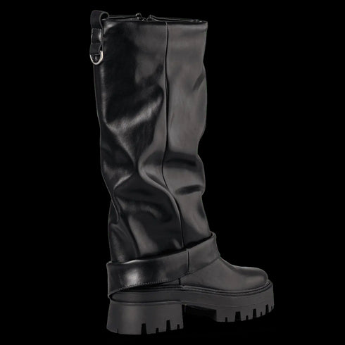 Envie Shoes Γυναικείες Biker Μπότες E58-22288 Μαύρο