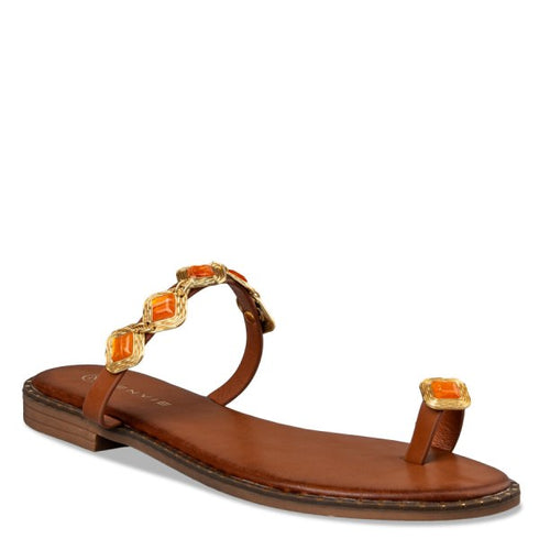 Envie Shoes FLAT SANDALS ΚΑΦΕ