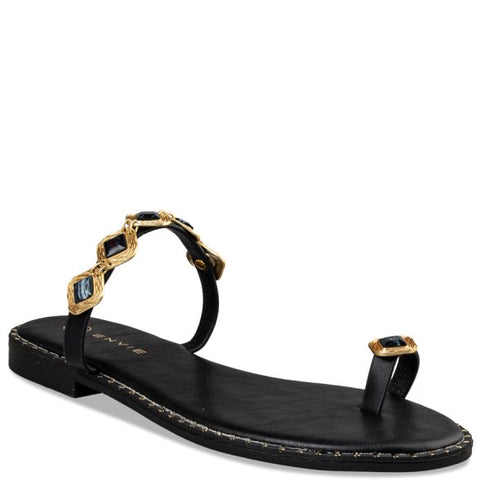 Envie Shoes FLAT SANDALS ΜΑΥΡΟ