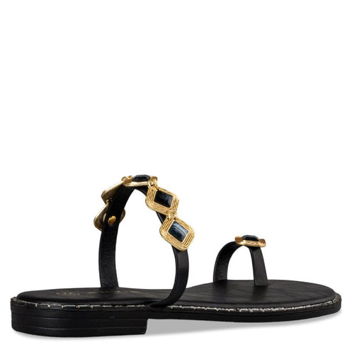 Envie Shoes FLAT SANDALS ΜΑΥΡΟ