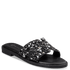 Envie Shoes Flat Σανδάλια με Διακοσμητικές Πέτρες Μαύρο