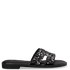Envie Shoes Flat Σανδάλια με Διακοσμητικές Πέτρες Μαύρο