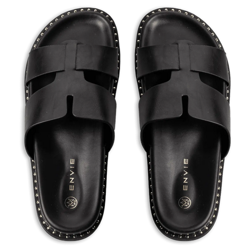 Envie Shoes Flatform Σανδάλια Μαύρο