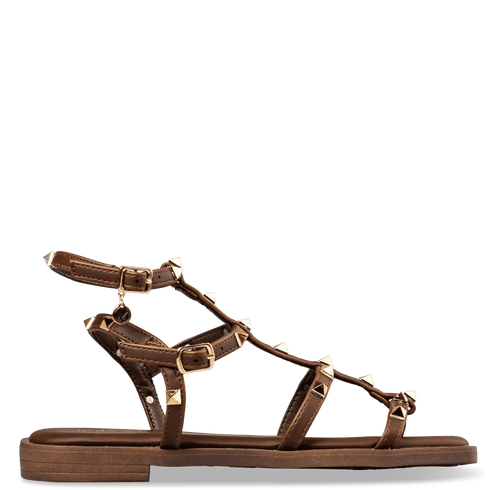 Envie Shoes Gladiator Σανδάλια με Τρούκς Καφέ