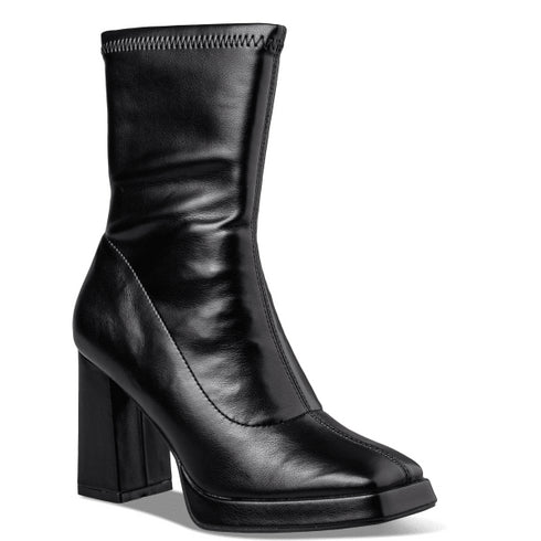 Envie Shoes Γυναικεία Block Heel Booties E42-22318 Μαύρο