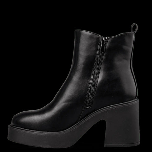 Envie Shoes Γυναικεία Block Heel Booties E58-22300 Μαύρο