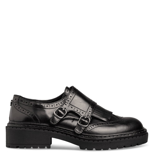 Envie Shoes Γυναικεία Chunky Brogues E42-22326 Μαύρο