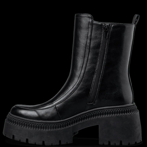 Envie Shoes Γυναικεία Chunky Μποτάκια E12-22157 Μαύρο