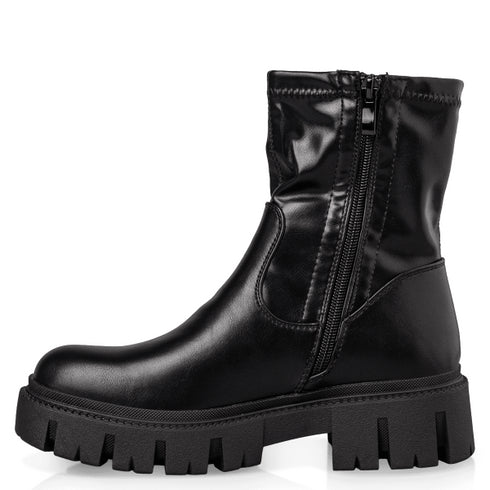 Envie Shoes Γυναικεία Chunky Μποτάκια E58-22277 Μαύρο