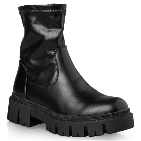 Envie Shoes Γυναικεία Chunky Μποτάκια E58-22277 Μαύρο