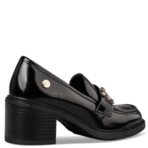 Envie Shoes Γυναικεία Heeled Loafers E30-22443 Μαύρο