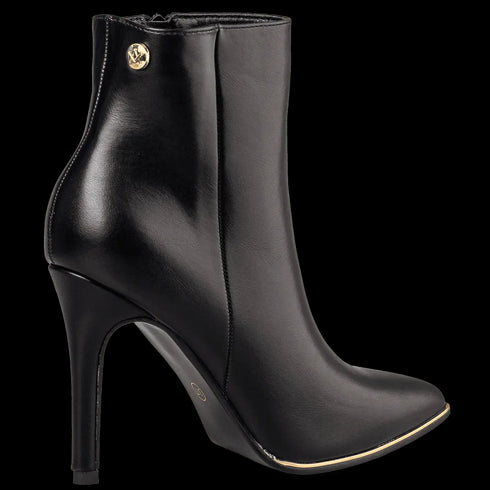 Envie Shoes Γυναικεία Μυτερά Μποτάκια E23-22042 Μαύρο