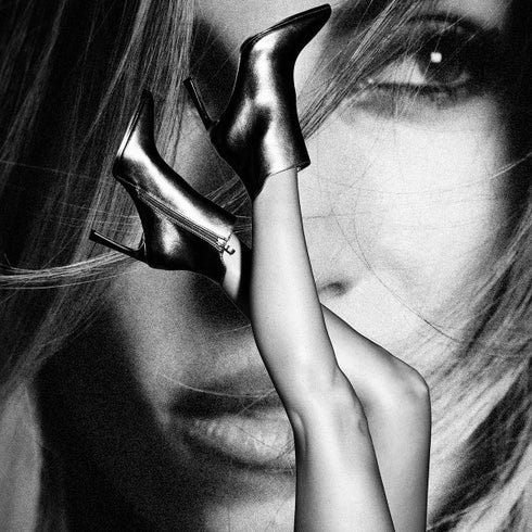 Envie Shoes Γυναικεία Μυτερά Μποτάκια E45-22434 Μαύρο