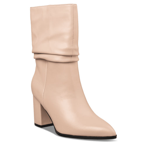 Envie Shoes Γυναικεία Slouchy Μποτάκια E45-22425 Μπεζ