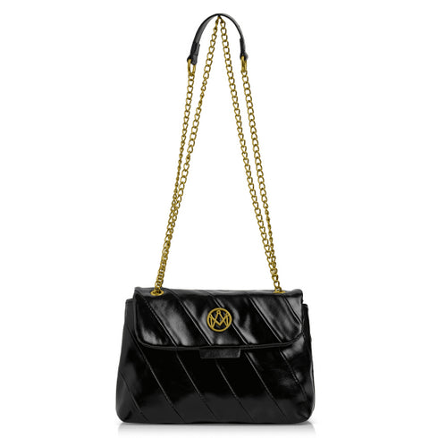 Envie Shoes Γυναικεία Τσάντα Ώμου Με Αλυσίδα N42-22563 Μαύρο
