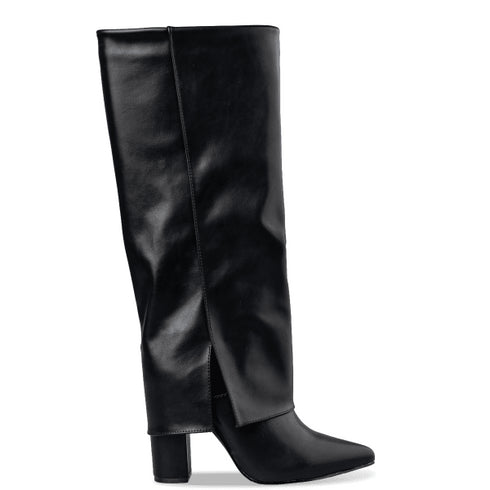 Envie Shoes Γυναικείες Fold-Over Boots E58-22279 Μαύρο