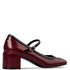 Envie Shoes Γυναικείες Mary Jane Γόβες E84-22342 Μπορντό