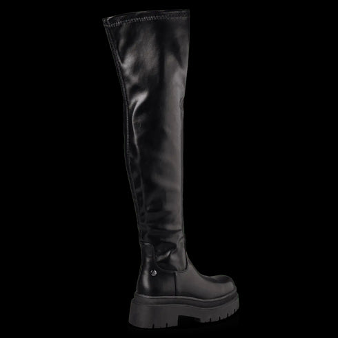 Envie Shoes Γυναικείες Over The Knee Μπότες E12-22165 Μαύρο