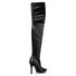 Envie Shoes Γυναικείες Over The Knee Μπότες E23-22052 Μαύρο