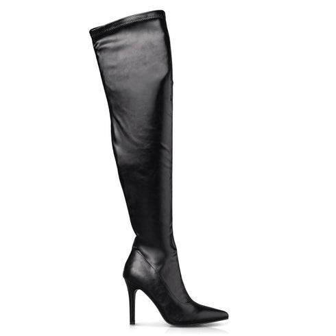 Envie Shoes Γυναικείες Over The Knee Μπότες E23-22052 Μαύρο