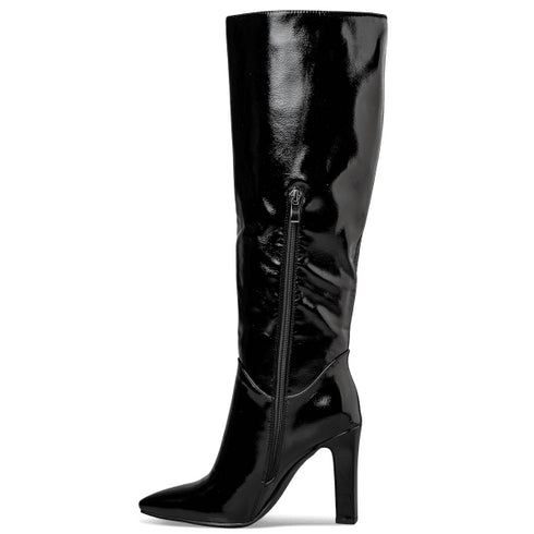 Envie Shoes Γυναικείες Pointed Toe Boots Με Λεπτό Τακούνι E45-22398 Μαύρο