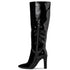 Envie Shoes Γυναικείες Pointed Toe Boots Με Λεπτό Τακούνι E45-22398 Μαύρο