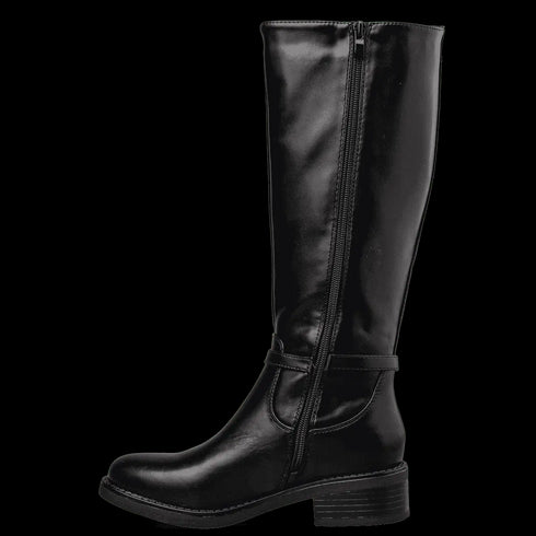 Envie Shoes Γυναικείες Μπότες Ιππασίας Με Λάστιχο E58-22290 Μαύρο