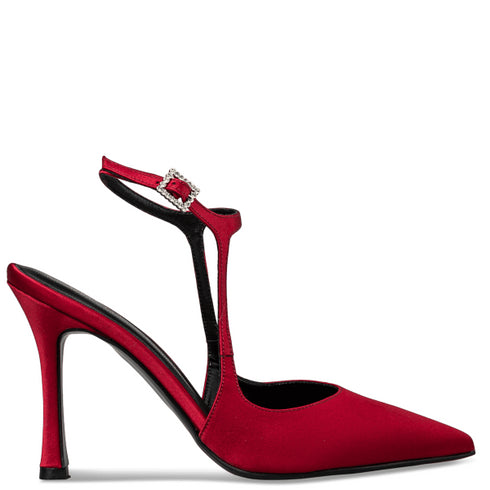 Envie Shoes Γυναικείες Slingback Γόβες E02-22101 Κόκκινο