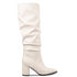 Envie Shoes Γυναικείες Slouchy Boots Με Μεσαίο Τακούνι E45-22424 Λευκό