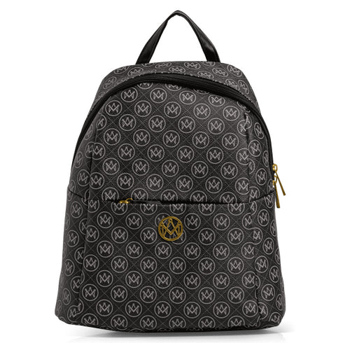 Envie Shoes Γυναικείο Σακίδιο Πλάτης N42-22574 Μαύρο Λογότυπο