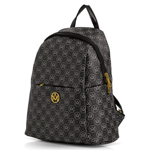 Envie Shoes Γυναικείο Σακίδιο Πλάτης N42-22574 Μαύρο Λογότυπο