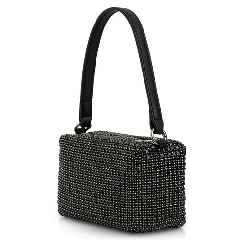 Envie Shoes Γυναικείο Βραδινό Αμπιγιέ Clutch Με Στρας N42-22562 Μαύρο