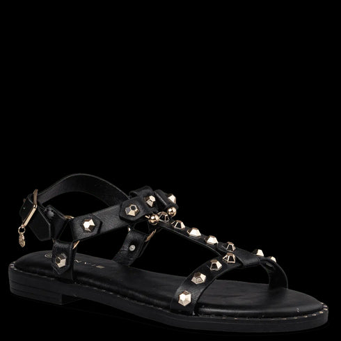 Envie Shoes Σανδάλια με Διακοσμητικά Τρούκς Μαύρο